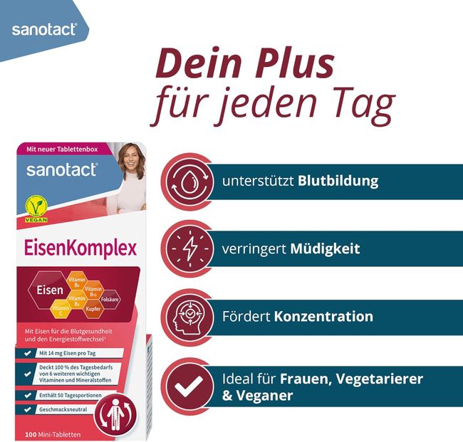 sanotact Eisen Komplex