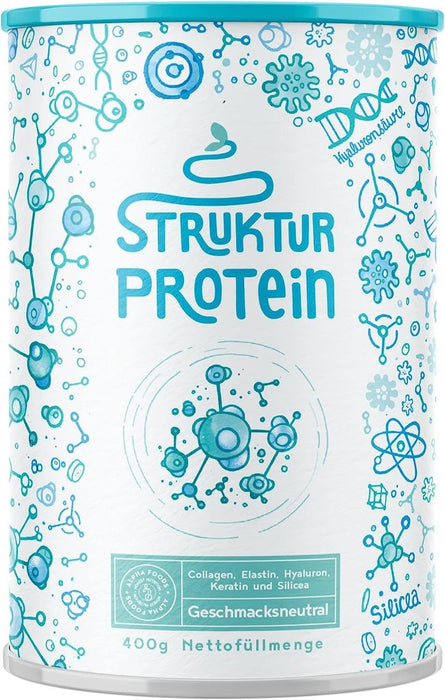Strukturprotein - Collagen mit Marine Elastin, Hyaluronsäure, Keratin und Silicea