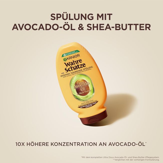 Garnier Wahre Schätze Pflegeset mit Shampoo, Spülung, Maske und Leave-In