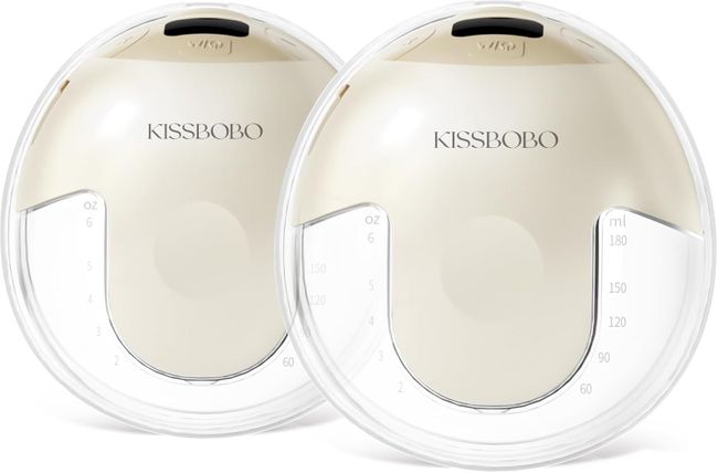 KISSBOBO Milchpumpe Elektrisch Doppel Beige