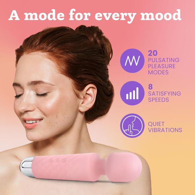 Oliver James Vibrator für Frauen - Leise & Leistungsstark Pastellrosa