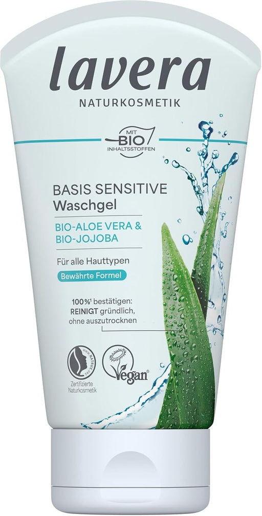 lavera basis sensitiv Waschgel Gesichtsreinigung