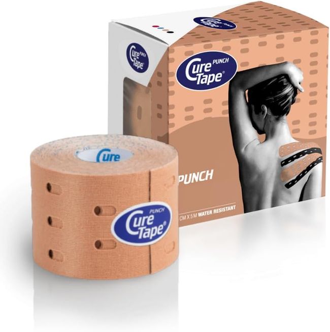 Cure Punch Original Kinesiology Tape beige