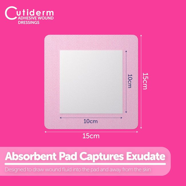 Cutiderm Wundverband Selbstklebend 15 x 15 cm