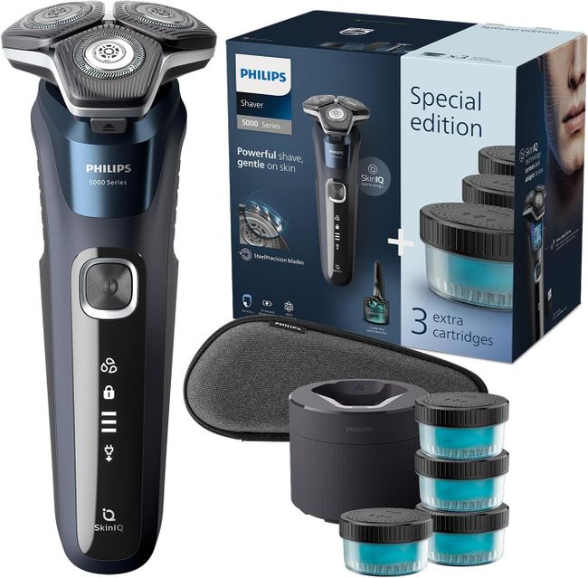 Philips Shaver Series 5000 – Elektrischer Nass- und Trockenrasierer für Herren