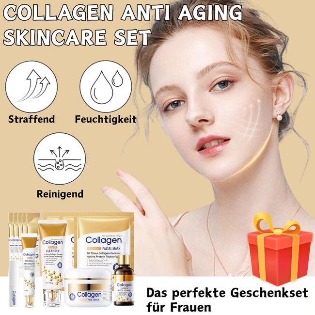 SUMMISHI Collagen Skincare Set, Anti Aging