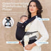 Momcozy Baby Trage - Leichte & Atmungsaktive Air Mesh-Schwarz