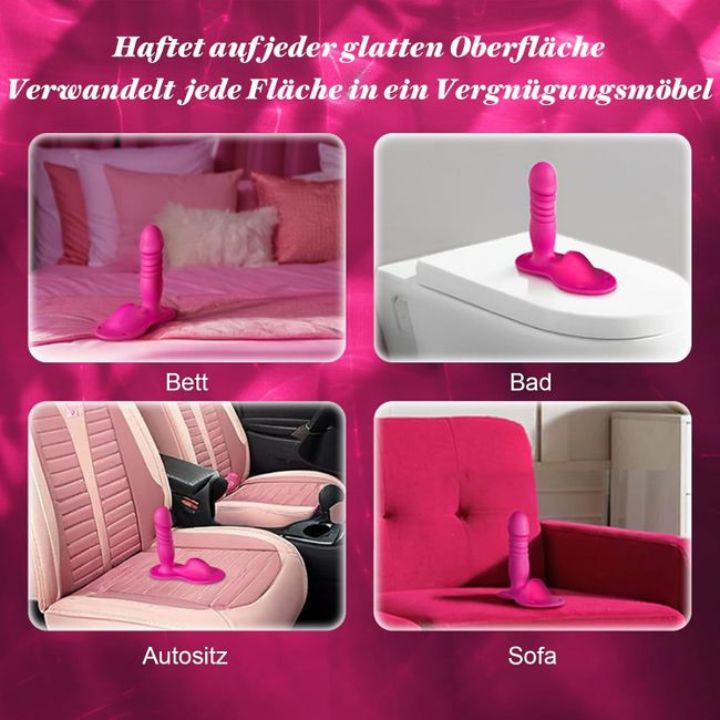 YAWNSHE Aufsitz Dildo Vibration für Frauen mit Stoßfunktion
