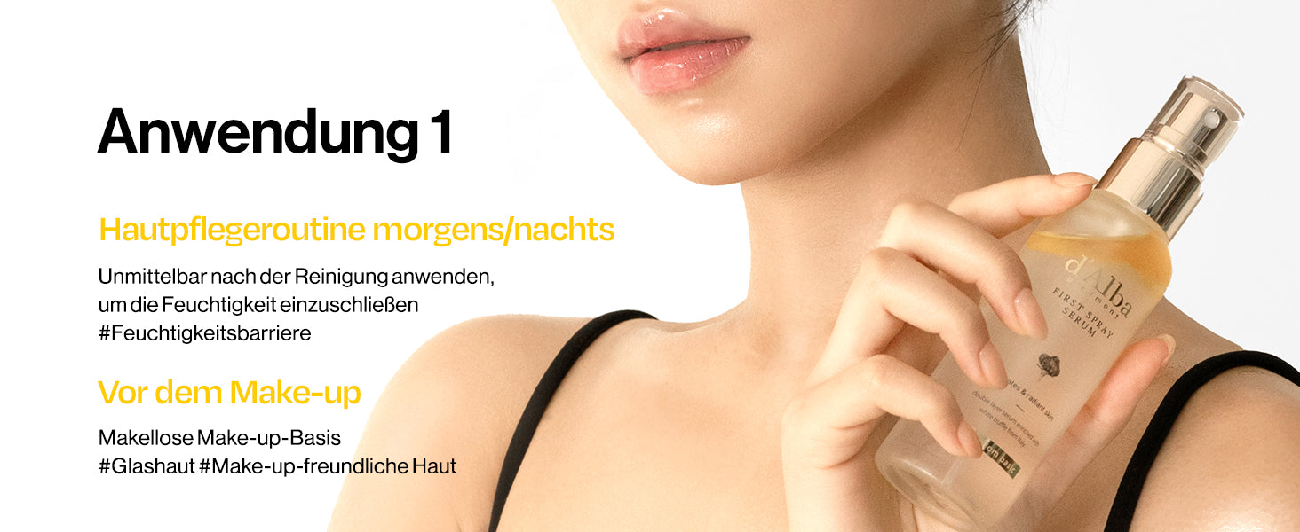 d'alba First Spray Serum Sprühen Serum
