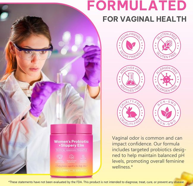 Zoxpm Probiotika Frauen Intimflora Gummibärchen
