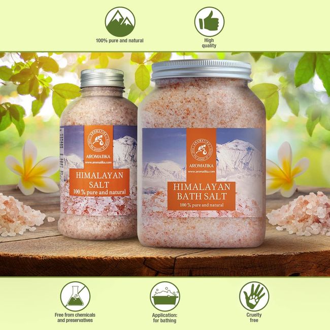 AROMATIKA  Himalaya Salz Rosa Kristallsalz