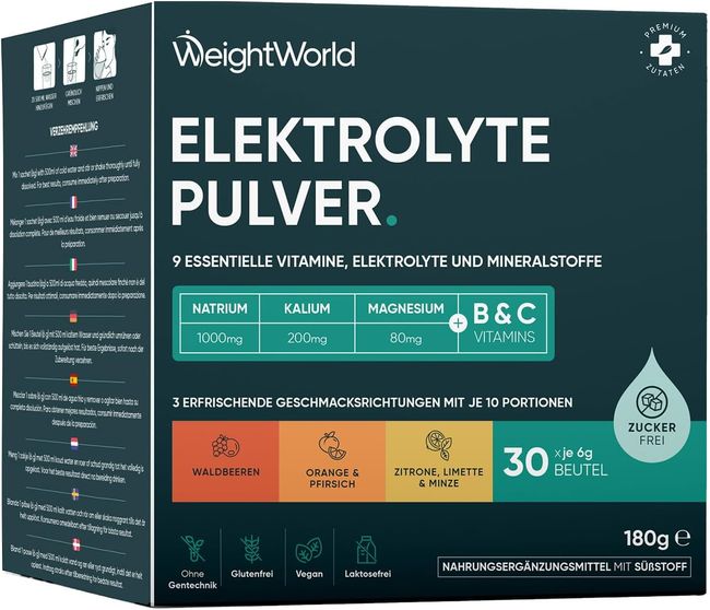 WeightWorld Elektrolyte Pulver Beutel