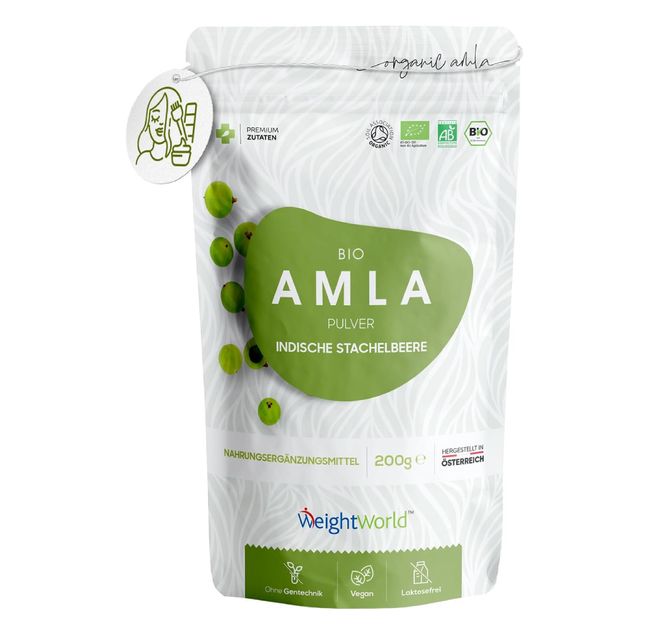 WeightWorld Bio Amla Beeren Pulver