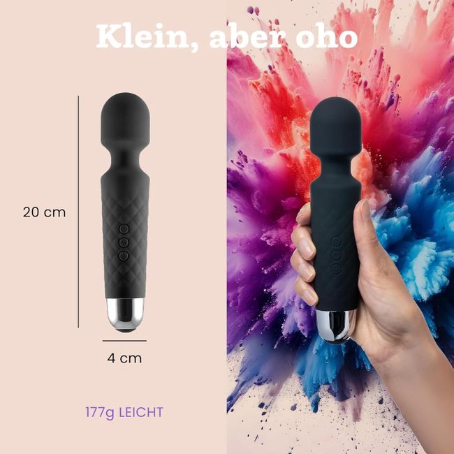 Oliver James Vibrator für Frauen - Leise & Leistungsstark Schwarz