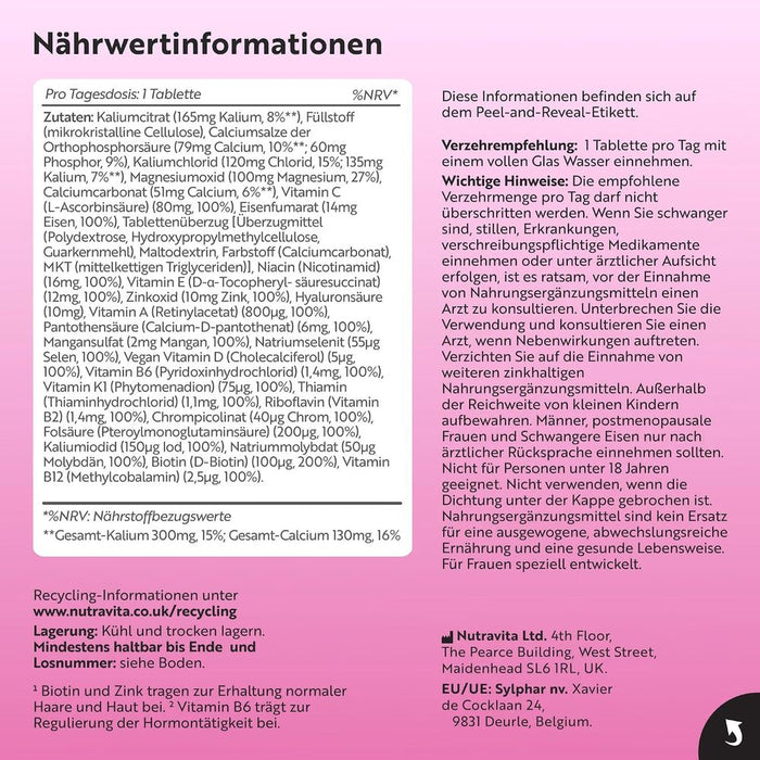 Nutravita Multivitamin für Frauen