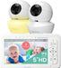 Babysense Babyphone HD 5 Zoll mit 2 Kameras