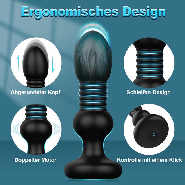 YICOCO Analvibratoren für Mann Analplug Sexspielzeug