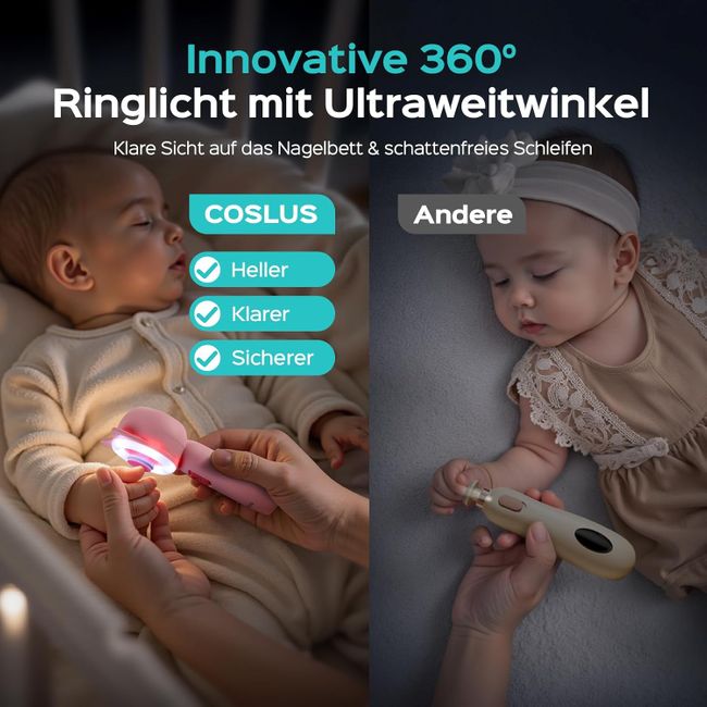 COSLUS  Baby Maniküre und Pediküre Rosa