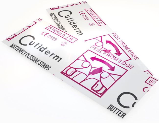 Cutiderm Wundnahtstreifen-Strips Klammerpflaster