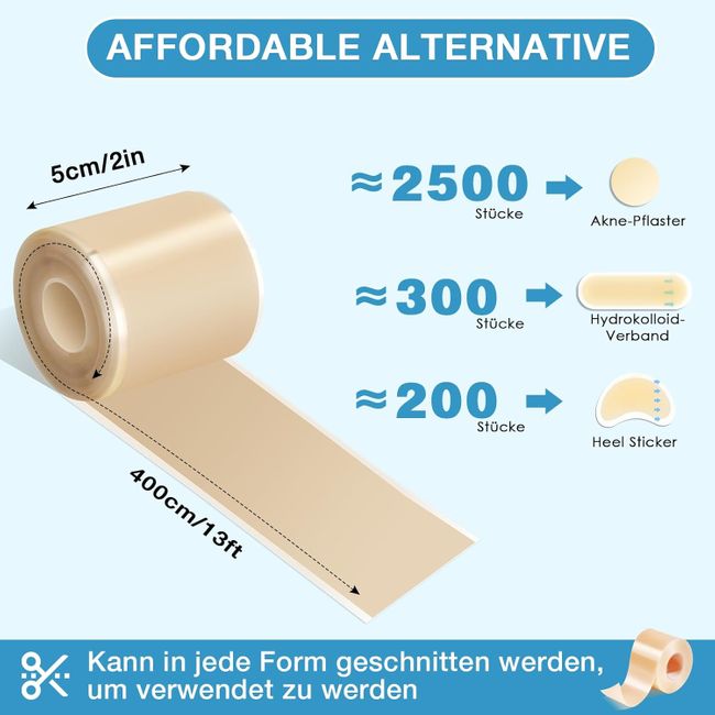 PimpleGuard Hydrocolloid Roll Blasenpflaster Wasserfest
