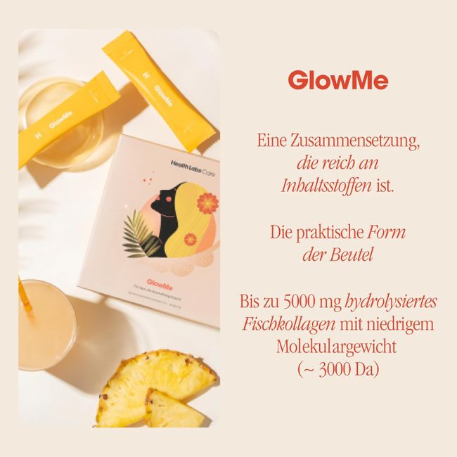 Health Labs Care GlowMe Kollagen Beauty  Beutel