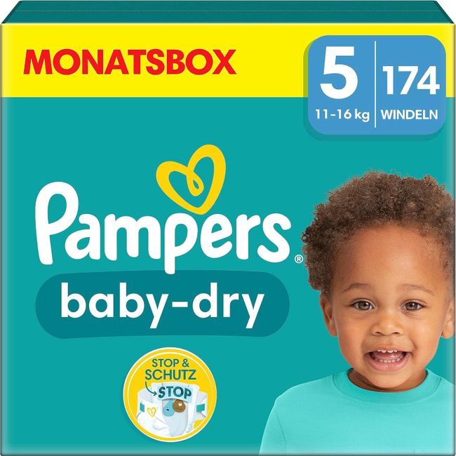 Pampers Windeln Größe 5 (11-16kg) Baby-Dry