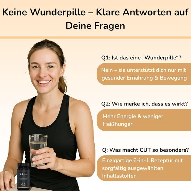 QSTA  Abnehmen Schnell Fettverbrenner CUT Kapsel