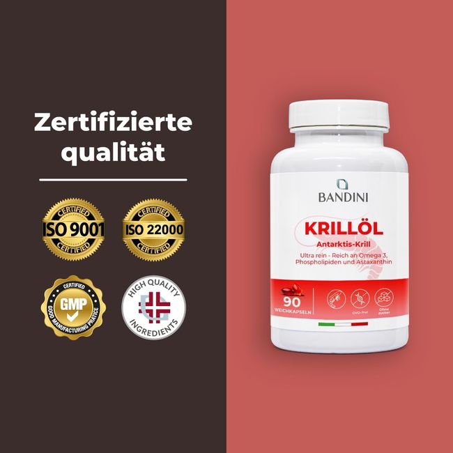 Bandini Antarktis Krillöl  Weichkapseln