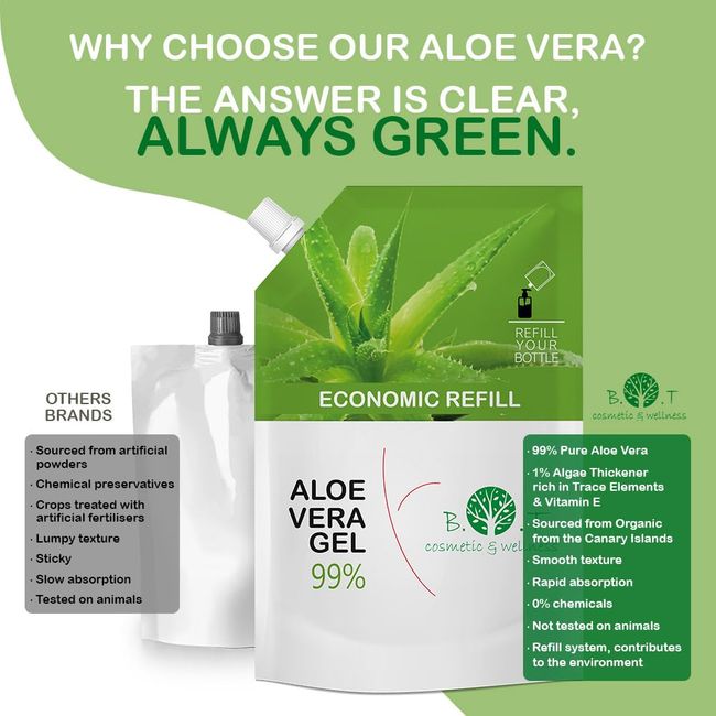 B.O.T  100% Reines Aloe Vera Gel