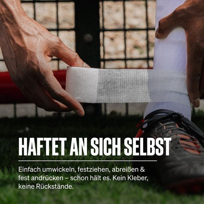 SPORTTAPE  Selbstklebender verband - 6 Rollen, 5 cm x 4,5 m weiß