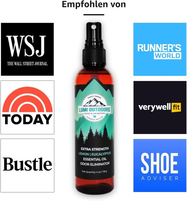 Lumi Outdoors Schuhdeo-Spray & Geruchsbeseitiger