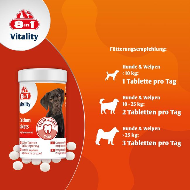 8in1 Kalzium Tabletten