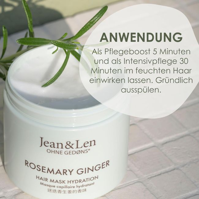 Jean & Len Hair Mask Rosemary und Ginger