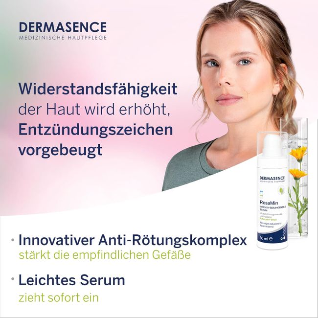 DERMASENCE RosaMin Intensiv Beruhigendes Serum