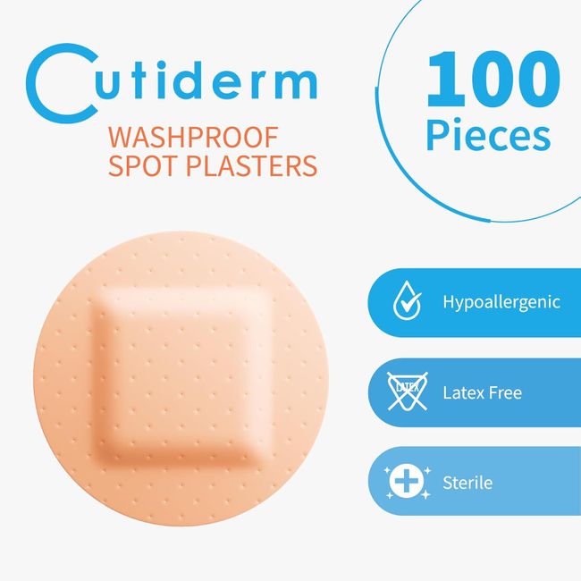 Cutiderm Kleine runde Pflaster, 22 x 22 mm
