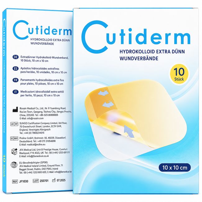 Cutiderm Hydrokolloid Extra Dünn Wundauflagen