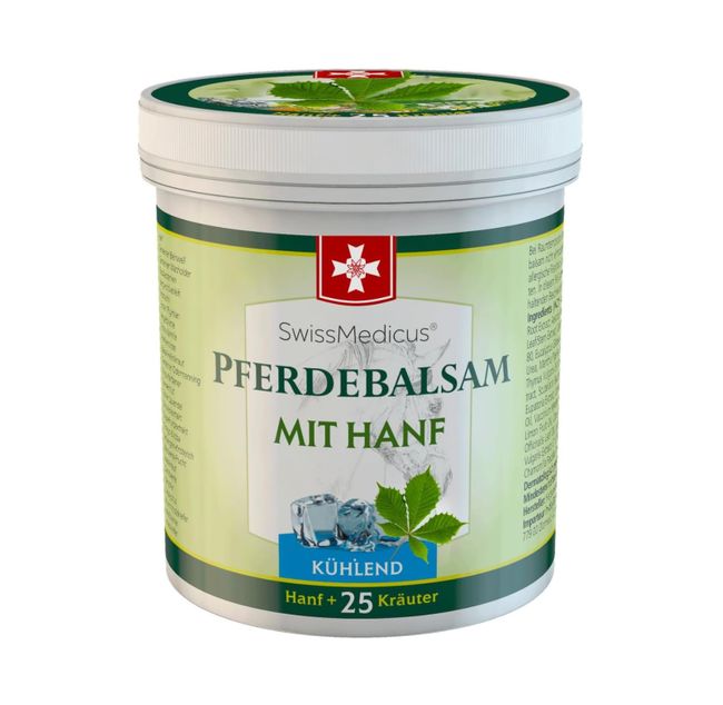SwissMedicus Pferdebalsam mit Hanf Kühlend