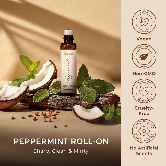Gya Labs ätherischem Pfefferminzöl  Roll-On