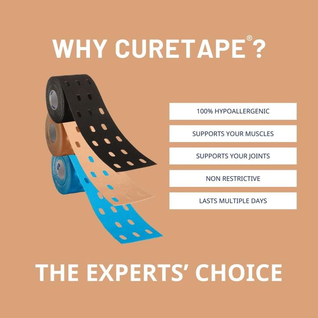 Cure Punch Original Kinesiology Tape beige