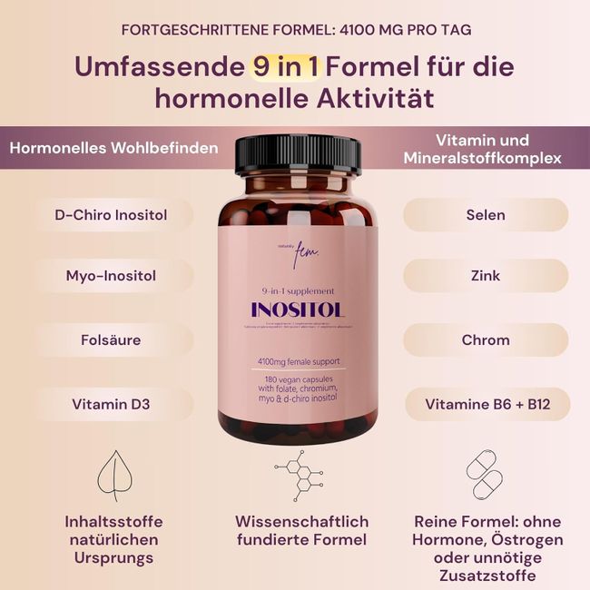 QSTA  Myo Inositol & D Chiro Inositol Komplex Kapseln