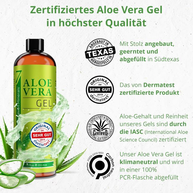 Seven Minerals Aloe Vera Gel