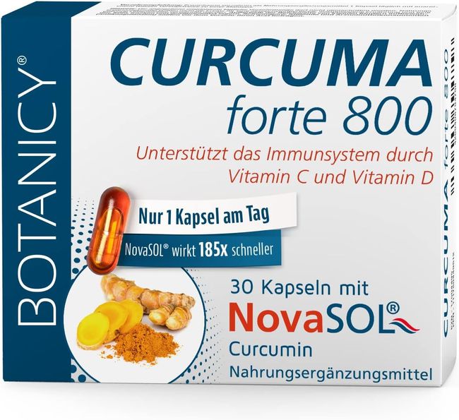 CURCUMA FORTE 800 mit flüssigem Mizell-Curcumin ohne Piperin, hochdosiertes Kurkuma