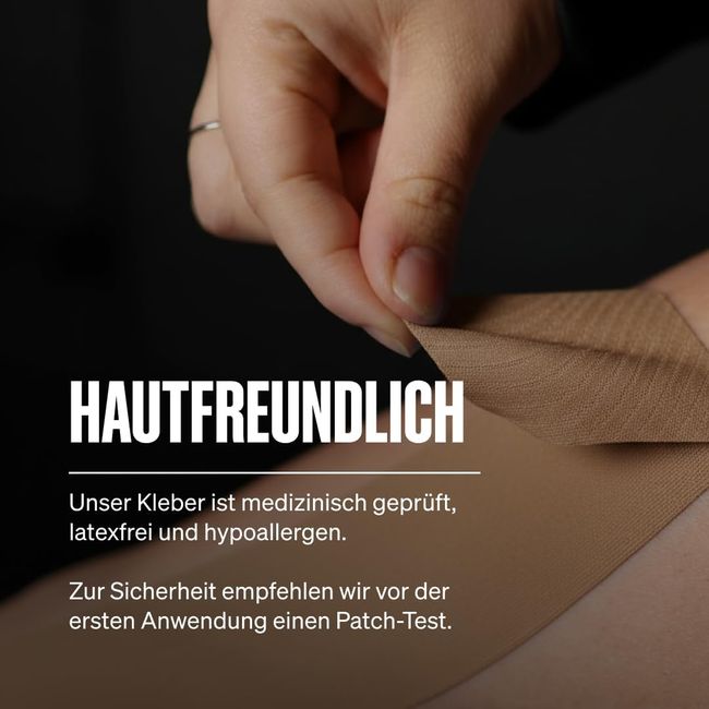 SPORTTAPE  Kinesiologie Tape 5cm x 5m Hellbraun