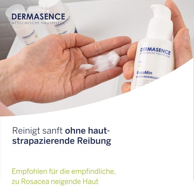 DERMASENCE RosaMin Reinigungsemulsion Gesichtsreinigung
