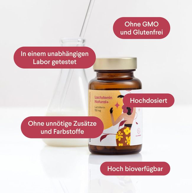 Health Labs Care Lactoferrin Natural+ Kapsel