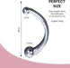 FOPS Doppeldildo Analplug metall 16cm. Prostata dildo
