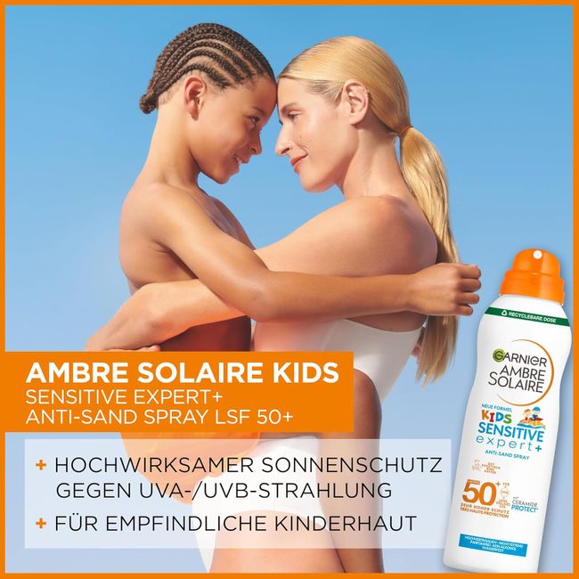 Garnier Ambre Solaire Kids Sensitive Expert+ Anti-Sand Spray LSF 50+