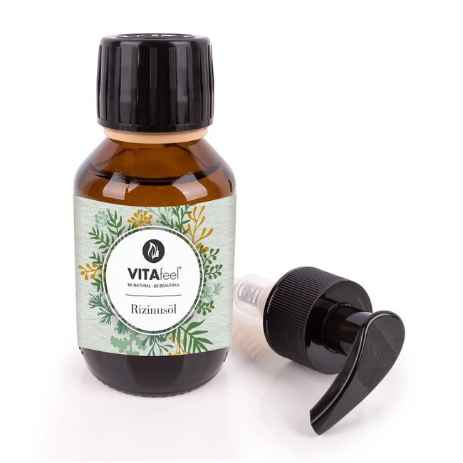 VitaFeel Rizinusöl - 100% reines kaltgepresstes Öl