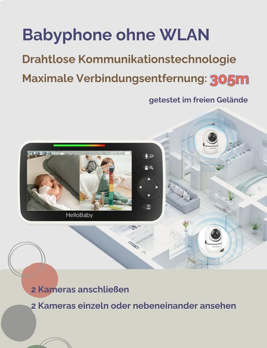 HelloBaby Babyphone mit Kamera