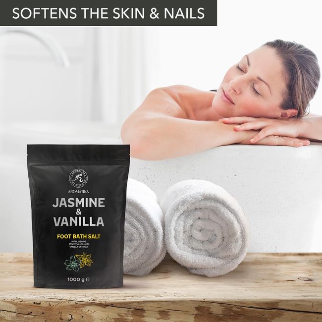 AROMATIKA  Fußbadesalz Jasmin - Vanille